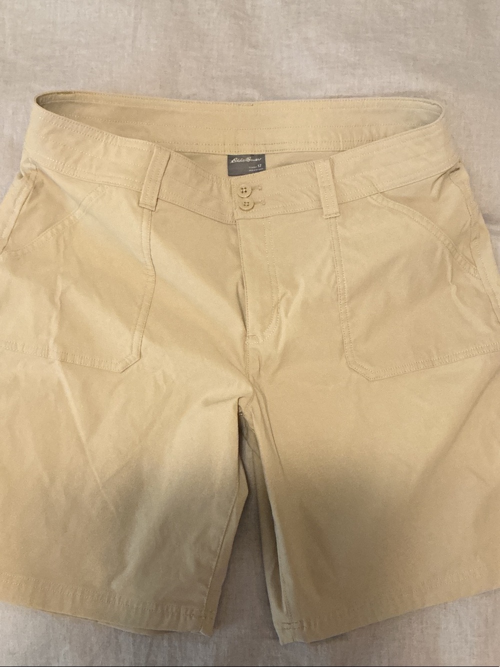 Eddie Bauer Khaki Cotton Chino Shorts